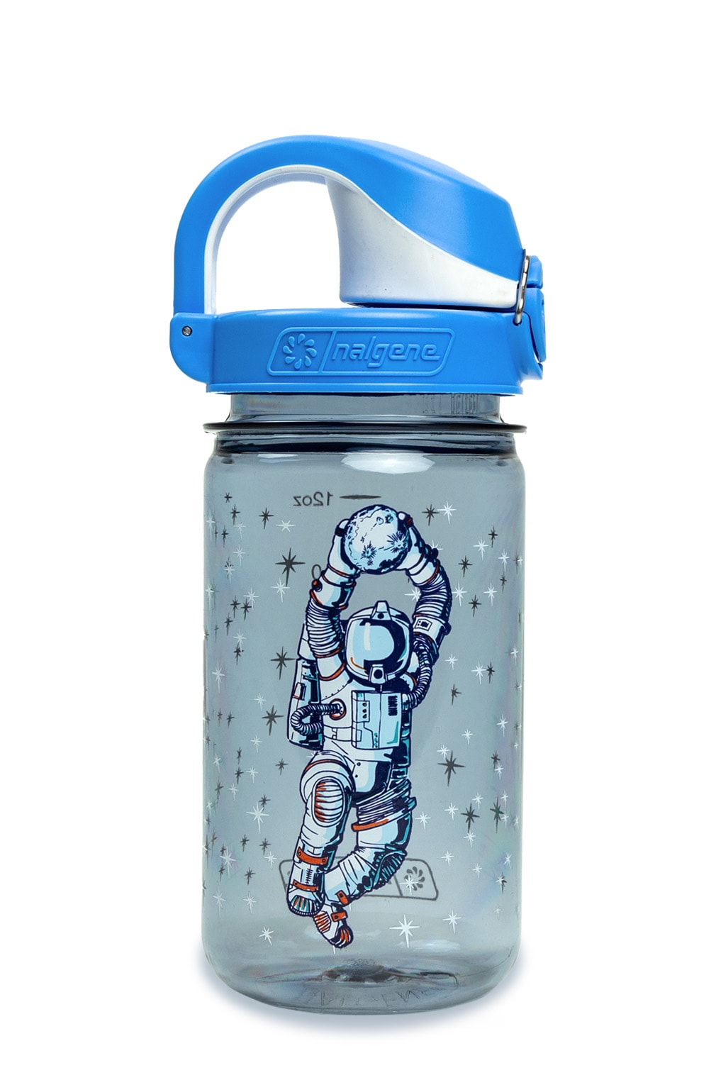 Nalgene product detail: 12oz On-The-Fly Kids Lock-Top Bottle with Graphics W3 — 12oz On-The-Fly Kids Lock-Top Bottle with Graphics