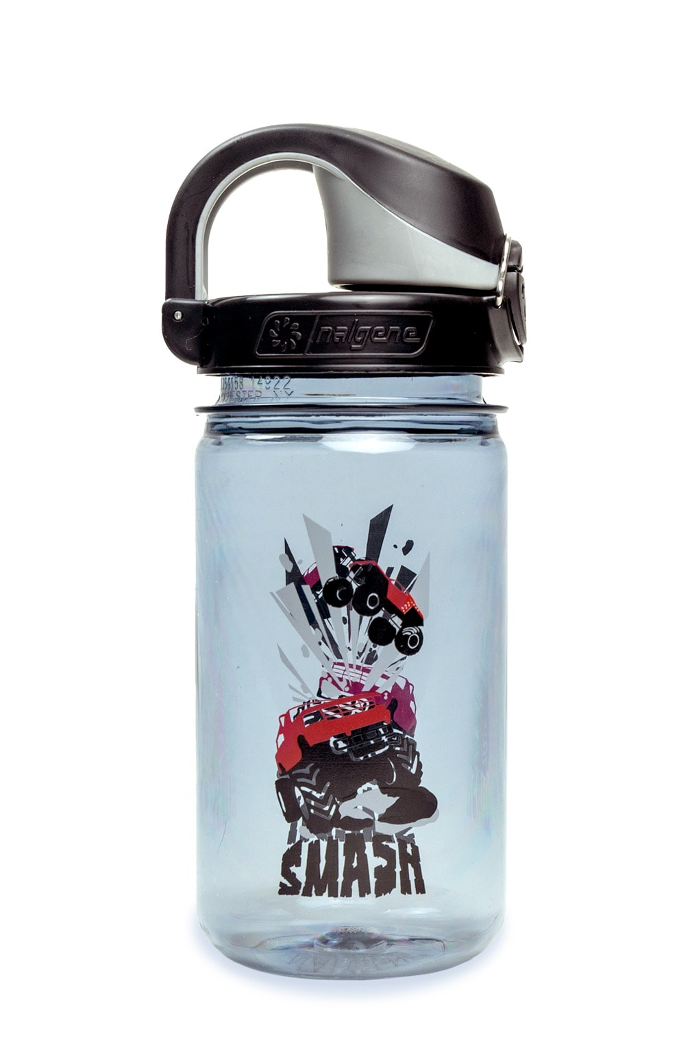 Nalgene product detail: 12oz On-The-Fly Kids Lock-Top Bottle with Graphics M9 — 12oz On-The-Fly Kids Lock-Top Bottle with Graphics