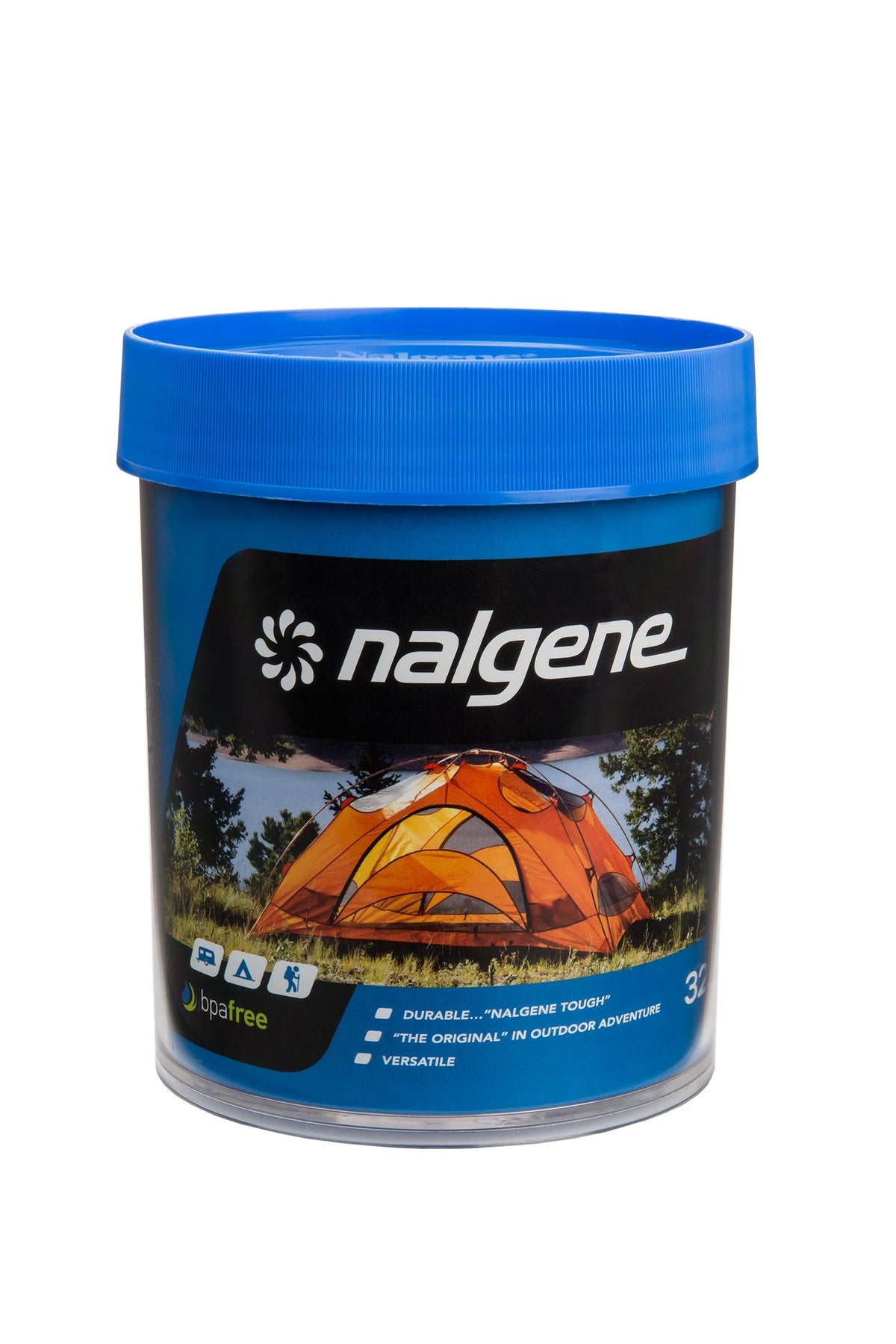 Nalgene product view: 32oz Storage Jar – Blue Lid Q7 — 32oz Storage Jar – Blue Lid