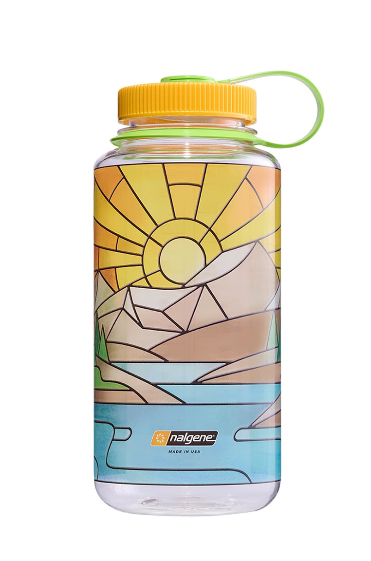 Nalgene product image: 32oz Wide Mouth Stained Glass Print Bottles T9 — 32oz Wide Mouth Stained Glass Print Bottles