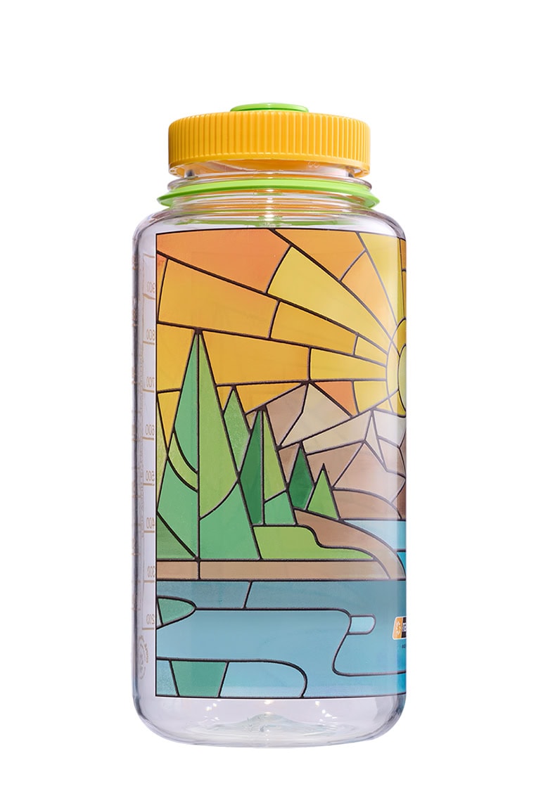 Nalgene product image: 32oz Wide Mouth Stained Glass Print Bottles T9 — 32oz Wide Mouth Stained Glass Print Bottles