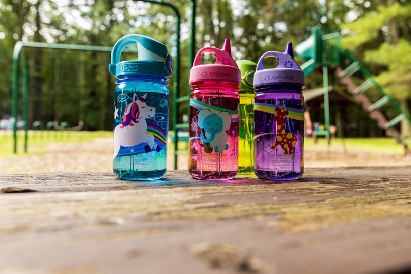 Nalgene product detail: 12oz Kids Grip-N-Gulp with Graphics D3 — 12oz Kids Grip-N-Gulp with Graphics
