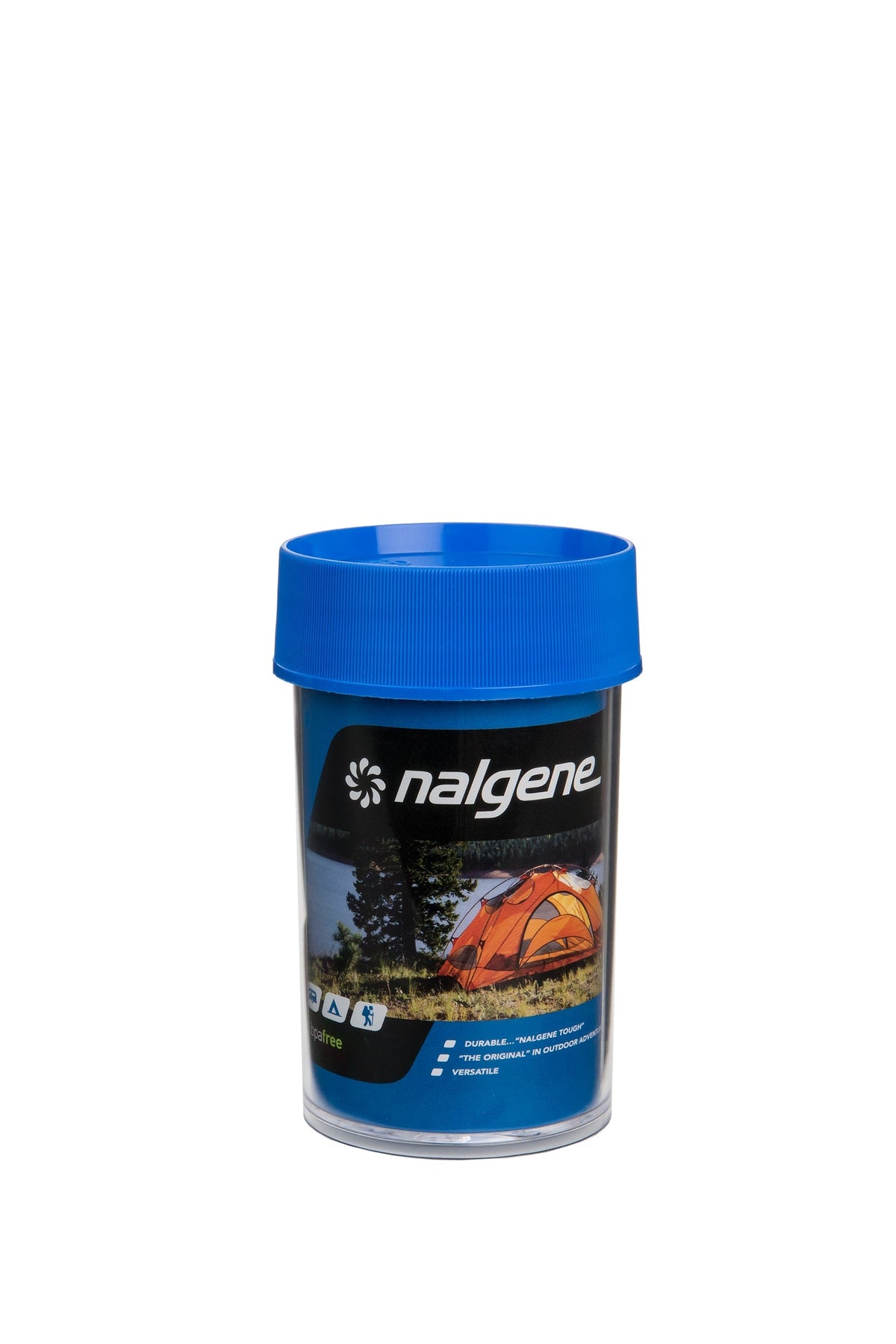 Nalgene product image: 8oz Storage Jar – Blue Lid O0 — 8oz Storage Jar – Blue Lid
