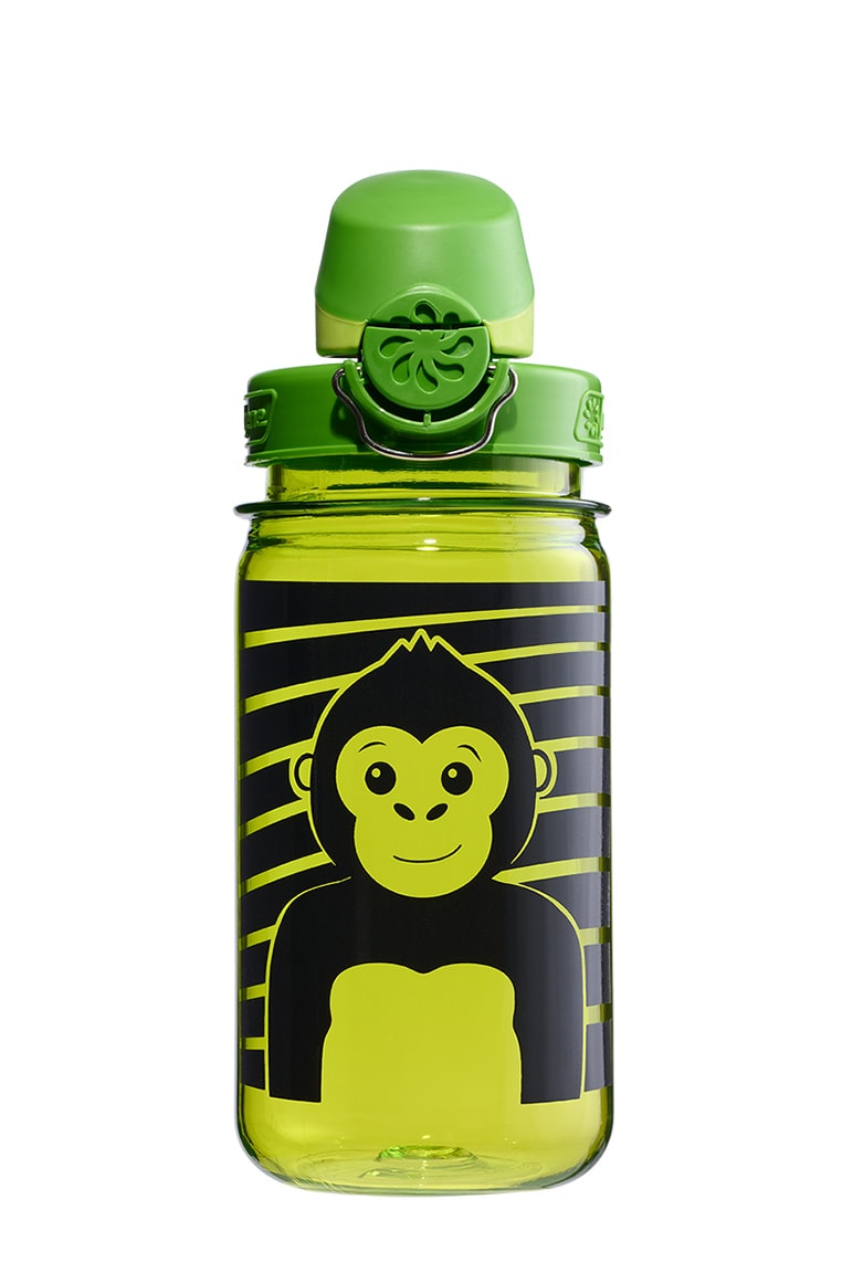 Nalgene product image: 12oz On-The-Fly Kids Lock-Top Bottle with Graphics V8 — 12oz On-The-Fly Kids Lock-Top Bottle with Graphics