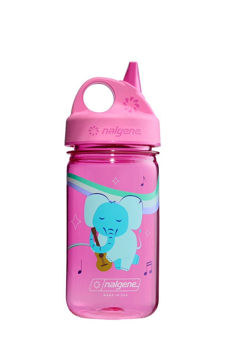 Nalgene product detail: 12oz Kids Grip-N-Gulp with Graphics D3 — 12oz Kids Grip-N-Gulp with Graphics
