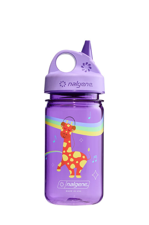 Nalgene product detail: 12oz Kids Grip-N-Gulp with Graphics D3 — 12oz Kids Grip-N-Gulp with Graphics
