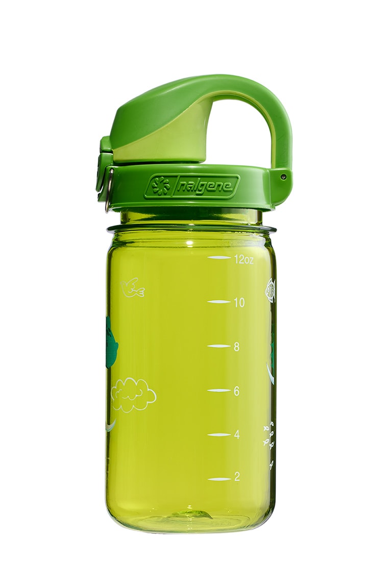 Nalgene product detail: 12oz On-The-Fly Kids Lock-Top Bottle with Graphics V8 — 12oz On-The-Fly Kids Lock-Top Bottle with Graphics
