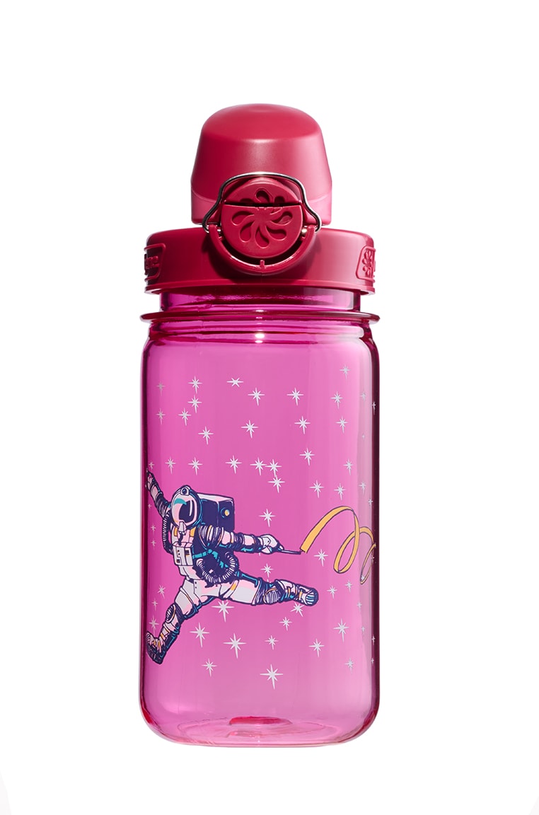 Nalgene product image: 12oz On-The-Fly Kids Lock-Top Bottle with Graphics W3 — 12oz On-The-Fly Kids Lock-Top Bottle with Graphics