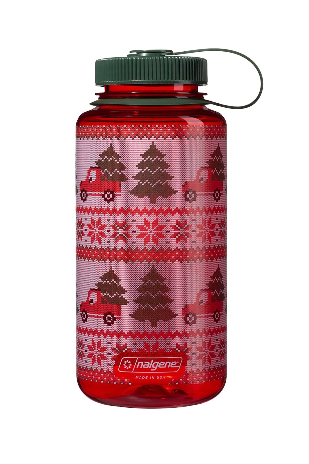 Nalgene product view: 32oz Wide Mouth Ugly Sweater Bottle A7 — 32oz Wide Mouth Ugly Sweater Bottle